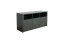 Kommode Segnas 03, Farbe: Grün - 68 x 130 x 43 cm (H x B x T)