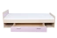 Kinderbett / Jugendbett Dennis 13 inkl. Schublade, Farbe: Esche Lila - Liegefläche: 80 x 195 cm (B x L)