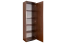 Schrank Mojokerto 20, Farbe: Walnuss / Schwarz - Abmessungen: 194 x 55 x 39 cm (H x B x T)
