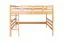 Etagenbett / Stockbett 140 x 190 cm "Easy Premium Line" K24/n, Kopf- und Fußteil gerade, Buche Massivholz Natur lackiert, teilbar
