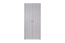 Kleiderschrank Landhausstil, Farbe: Grau, Abmessung: 198 x 90 x 53 cm (H x B x T)