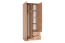 Drehtürenschrank / Kleiderschrank Plata 07, Farbe: Eiche Sonoma - 201 x 80 x 53 cm (H x B x T)