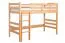 Kinderbett / Hochbett "Easy Premium Line" K22/n, Buche Vollholz massiv Natur - Liegefläche: 90 x 200 cm