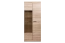 Vitrine Gabes 02, Farbe: Eiche Sonoma - 194 x 80 x 37 cm (H x B x T)