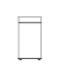 schmaler Schrank, Farbe: Nuss 190x80x60 cm