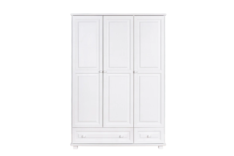 Kleiderschrank weiß massiv